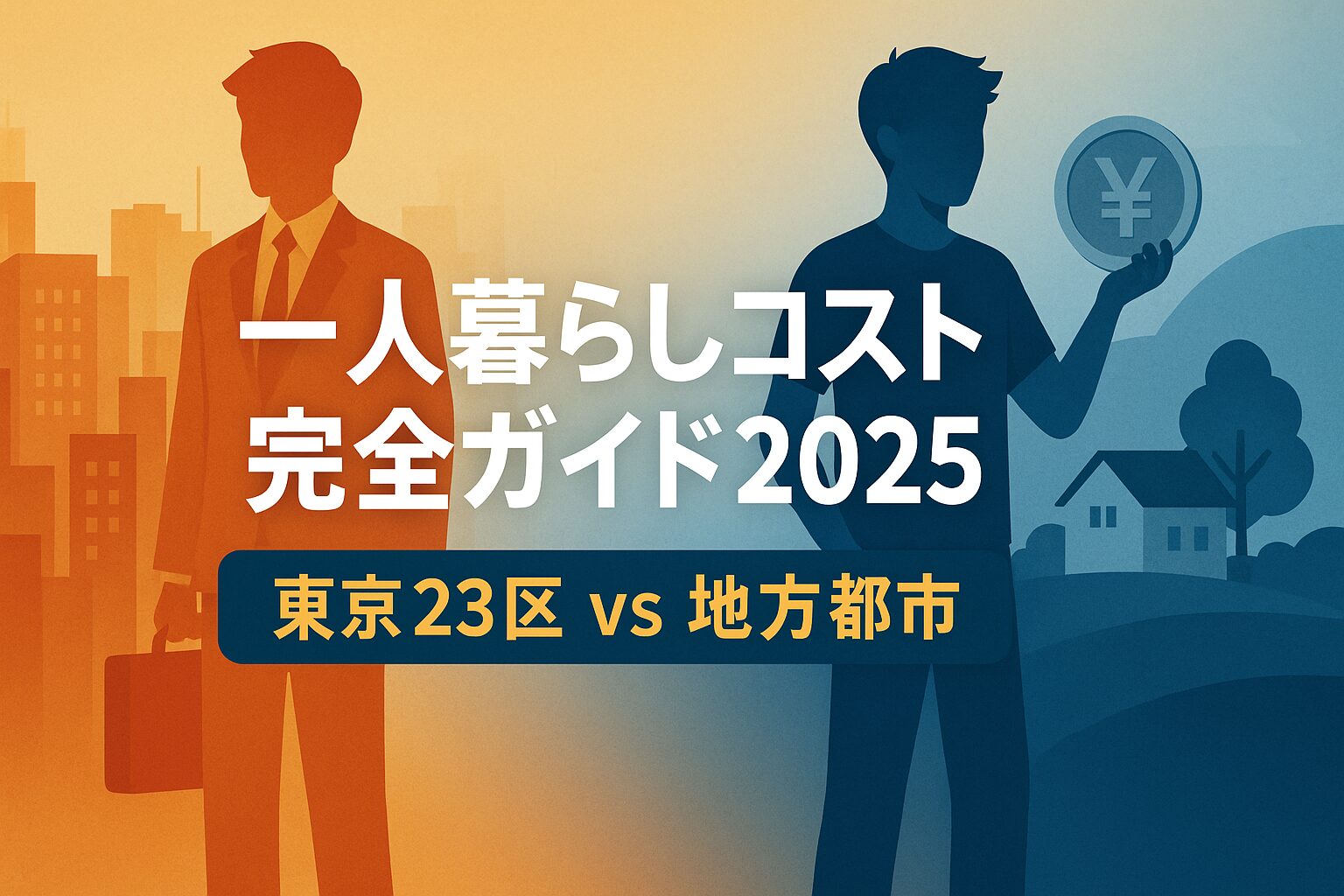 【年73万円差】東京23区vs地方都市 一人暮らしの生活費・初期費用を徹底比較！ あなたの手取りで最適な移住先をデータで判断し、固定費を削減する戦略を解説。